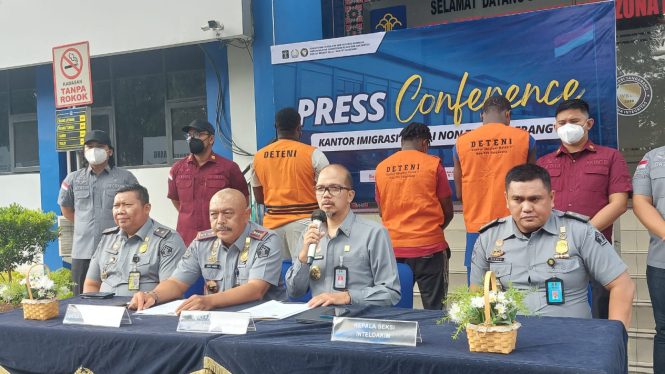 Keterangan pers soal penangkapan 3 WNA asal Nigeria di PIK 2 Tangerang