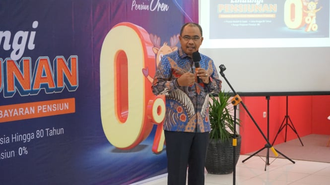 Direktur Bisnis Jasa Keuangan Pos Indonesia, Haris.