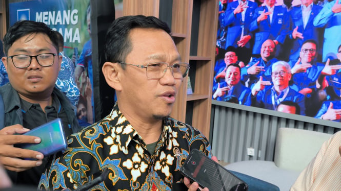 Waketum PPP, Amir Uskara di Kantor DPP PAN, Jakarta Selatan, Rabu, 3 Juli 2024