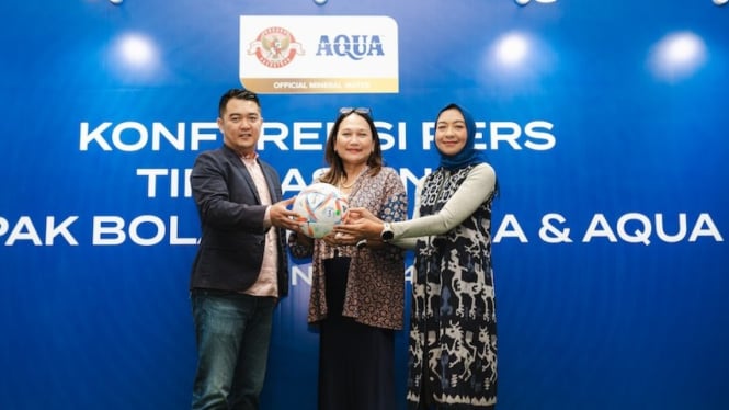 PSSI pilih AQUA sebagai official mineral water Tim Nasional Sepak Bola Indonesia