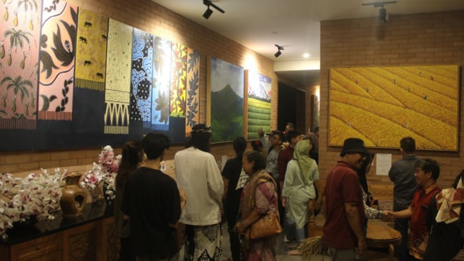 Pameran lukisan Mooi Indie di Banyumas, Jawa Tengah. 
