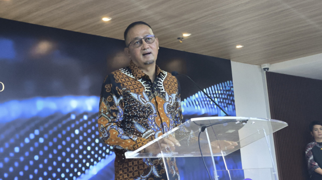Direktur Jenderal Aplikasi Informatika (Aptika) Kementerian Komunikasi dan Informatika (Kemenkominfo), Semuel Pangerapan di Kantor Kominfo RI, Jakarta Pusat, Kamis, 4 Juli 2024