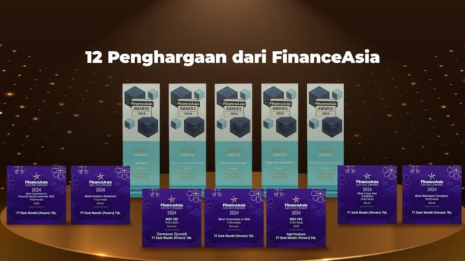 Bank Mandiri raih penghargaan dari FinanceAsia