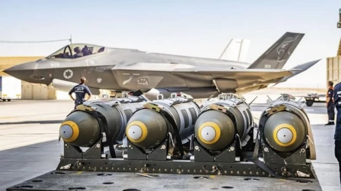 Viva militar: Jet de combate de la Fuerza Aérea de Israel F-35 (IAF)