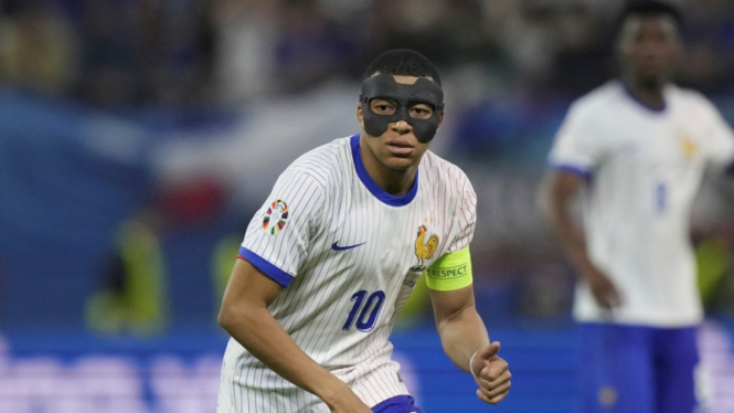 Kylian Mbappe membela Timnas Prancis di EURO 2024