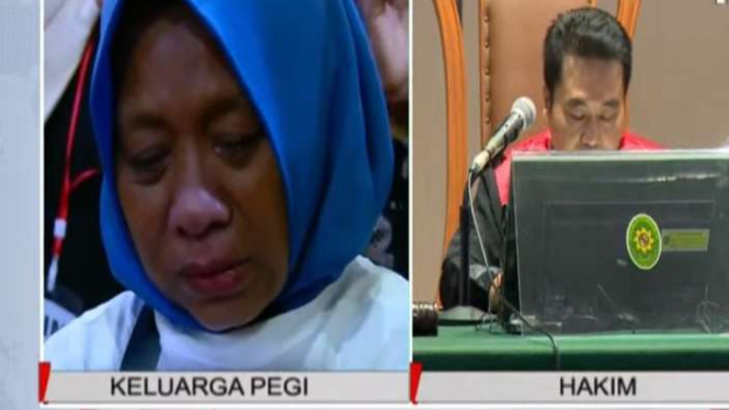 Sidang putusan praperadilan Pegi Setiawan.