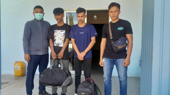 Dua penumpang seledupkan sabu di Bandara Kualanamu.(istimewa/VIVA)