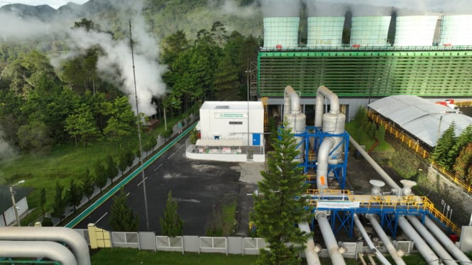 PLTP Kamojang menjadi pembangkit listrik tenaga geothermal pertama di Asia Tenggara yang memproduksi green hydrogen. [dok. Humas PT PLN Indonesia Power]