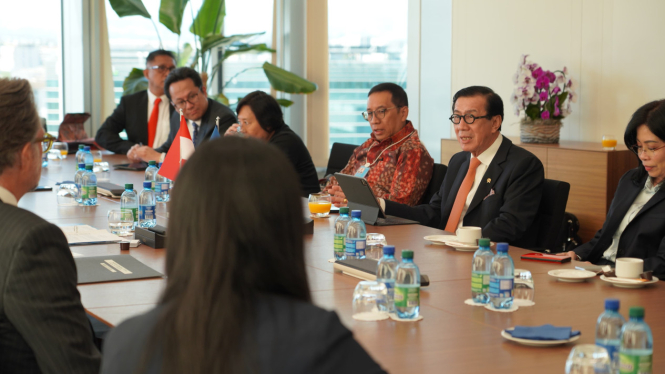 Menkumham mengadakan pertemuan bilateral dengan Direktur Jenderal WIPO