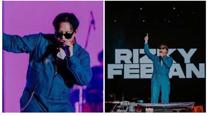 Rizky Febian Tampil Live Usai Disebut Oplas, Bagian Hidung Jadi Sorotan