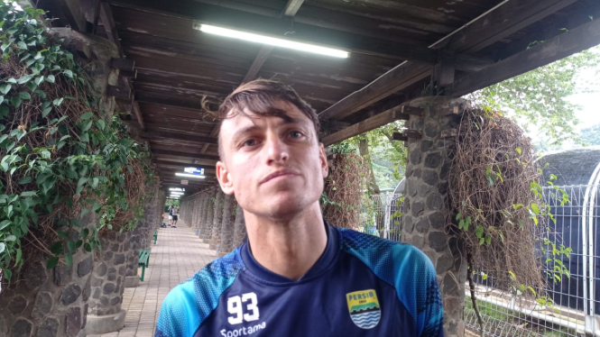 Gelandang Persib, Stefano Beltrame (sumber foto: Dede Idrus)