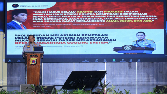 Kepala Operasi Nusantara Cooling System Polri Irjen Pol Asep Edi Suheri