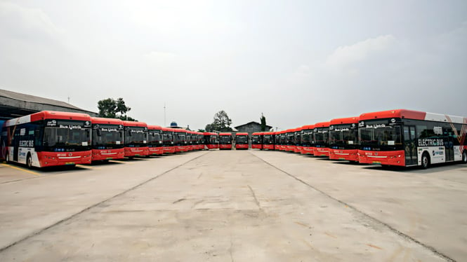 Bus listrik TransJakarta