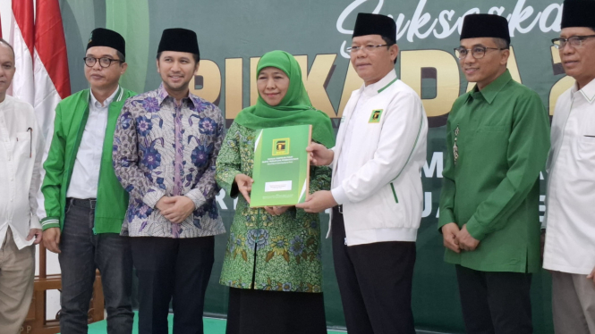 PPP Resmi Dukung Khofifah-Emil Dardak di Pilkada Jawa Timur