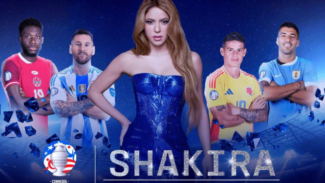 Shakira bakal ikut ramaikan Copa America 2024