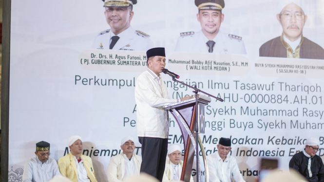 Pj Gubernur Sumut, Agus Fatoni.(dok Pemprov Sumut)