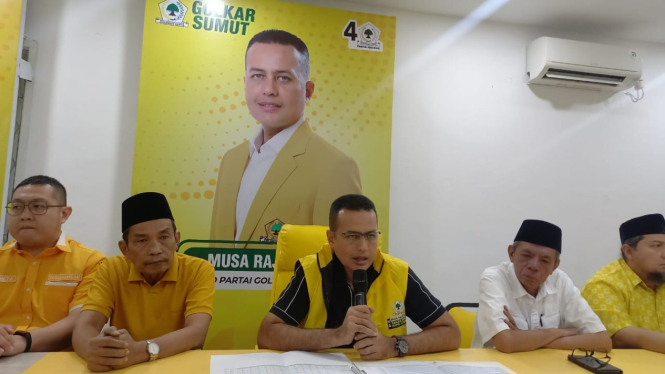 Ketua DPD Golkar Sumut, Musa Rajekshah.(B.S.Putra/VIVA)