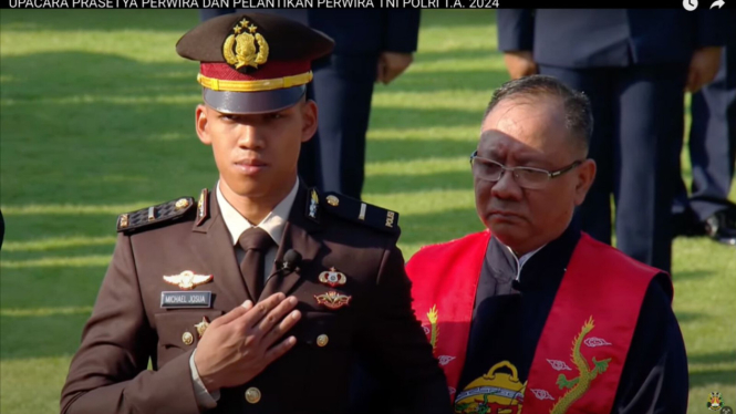 Michael Darmawan Cahyadi Josua, perwira remaja Polri