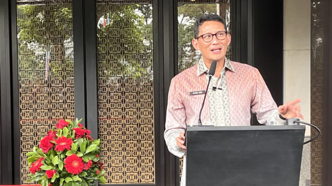 Menparekraf Sandiaga Uno.