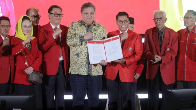 Deklarasi SOKSI Dukung Airlangga Hartarto Pimpin Partai Golkar Lagi