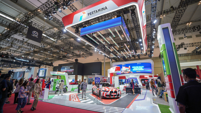 Booth Pertamina Patra Niaga di GIIAS 2024