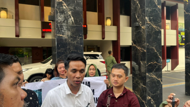 Tim Kuasa Hukum korban yang merupakan bagian dari Hotman911, Saiful Alim, di Pengadilan Negeri Tangerang.