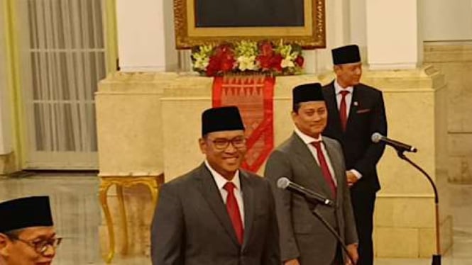 Presiden Jokowi Lantik Tiga Orang Wakil Menteri di Istana Negara