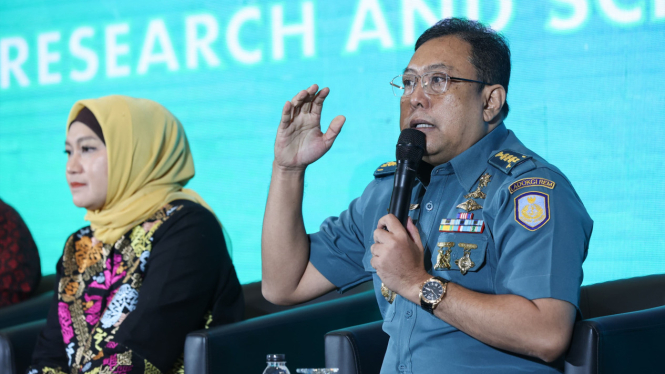 Praktisi Kesehatan Kolonel Laut Dr drg Yun Mukmin Akbar dalam forum APHRF 2024