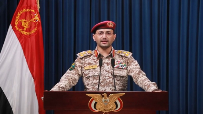  Juru bicara militer gerakan Houthi Yaman, Brigjen Yahya Saree