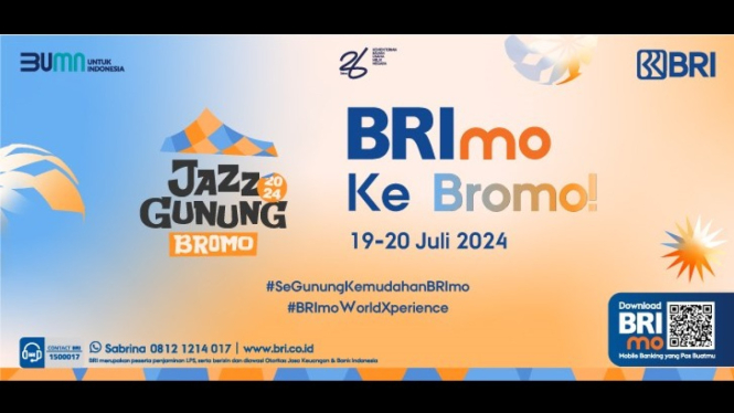 BRImo dukung Jazz Gunung Bromo 2024