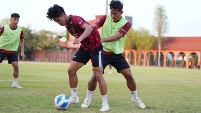 Latihan Timnas Indonesia U-19