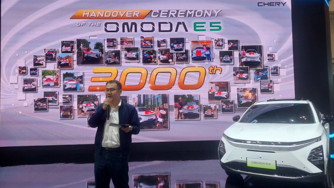 Penyerahan 3.000 unit Omoda E5 di GIIAS 2024