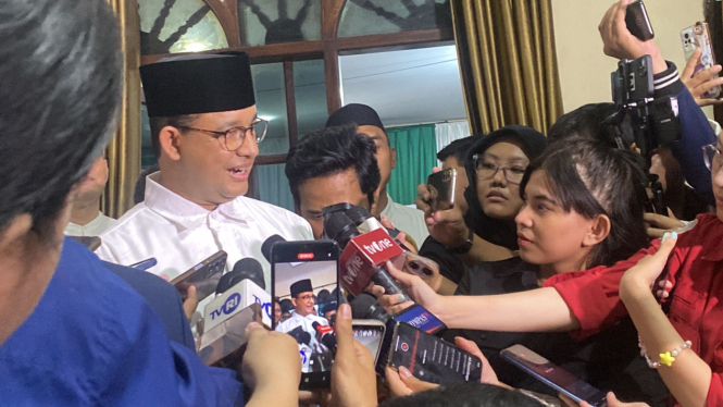 Mantan Gubernur DKI Jakarta Anies Baswedan di Milad PKB (Doc: Natania)