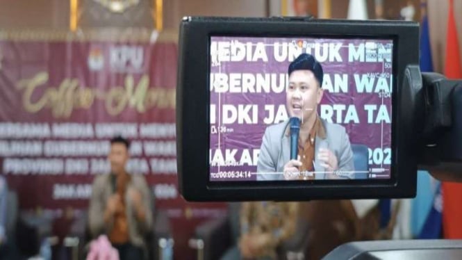 Ketua Divisi Data dan Informasi KPU Provinsi DKI Jakarta Fahmi Zikrillah.