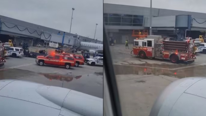 Kebakaran di Bandara JFK New York (Doc: India Today)