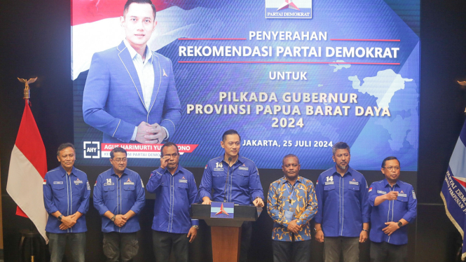 Ketum Demokrat AHY Kasih Rekomendasi Pilkada 1 Gubernur & 56 Kota dan Kabupaten