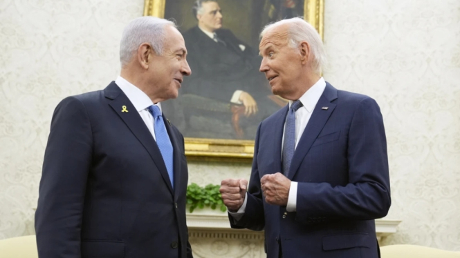 Biden dan Netanyahu (Doc: AP/Susan Walsh)