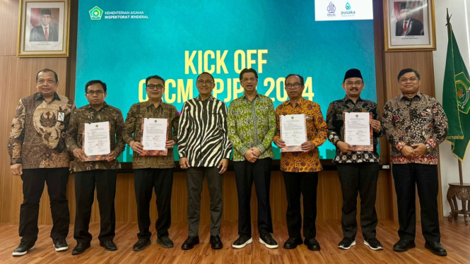 Agenda kick off BPJPH Itjen Kemenag