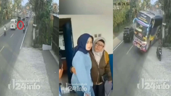 Pemotor wanita terlibat kecelakaan minta ganti rugi Rp4 juta ke sopir bus