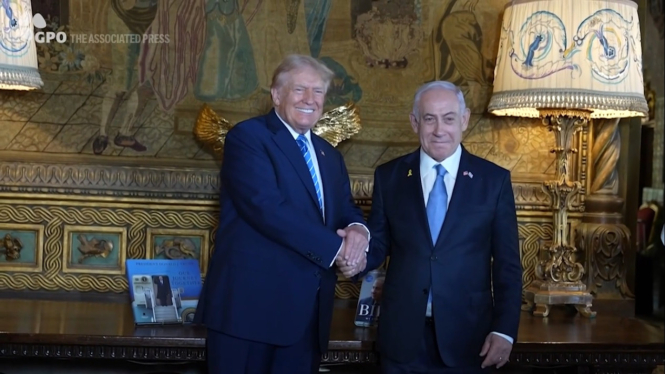 PM Israel Netanyahu Bertemu Donald Trump