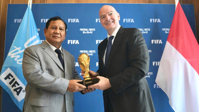 Prabowo dan Gianni Infantino