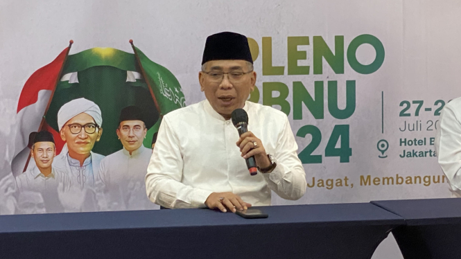 Ketua Umum Pengurus Besar Nahdlatul Ulama (PBNU) Yahya Cholil Staquf