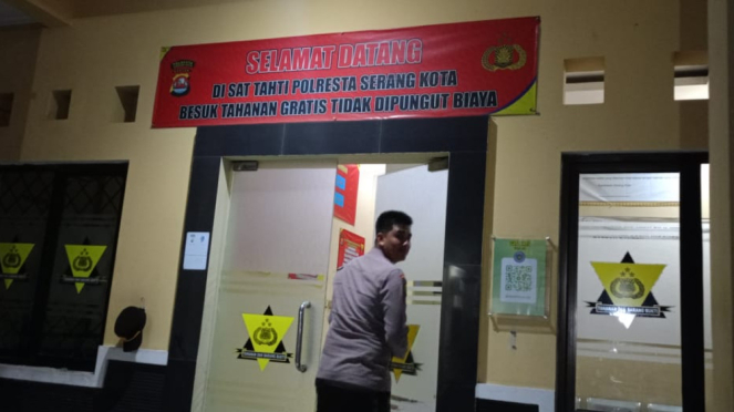 Ruang Tahanan Polresta Serkot.