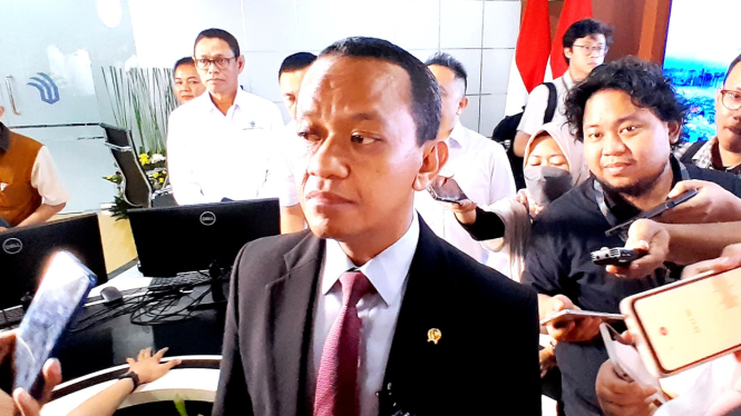 Menteri ESDM, Bahlil Lahadalia.