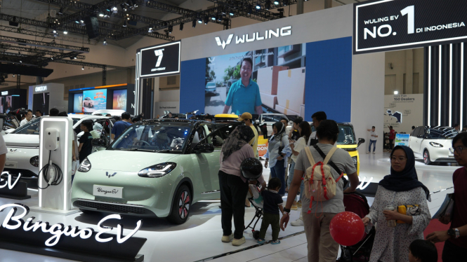 BinguoEV menjadi produk yang paling banyak SPK di Wuling GIIAS 2024