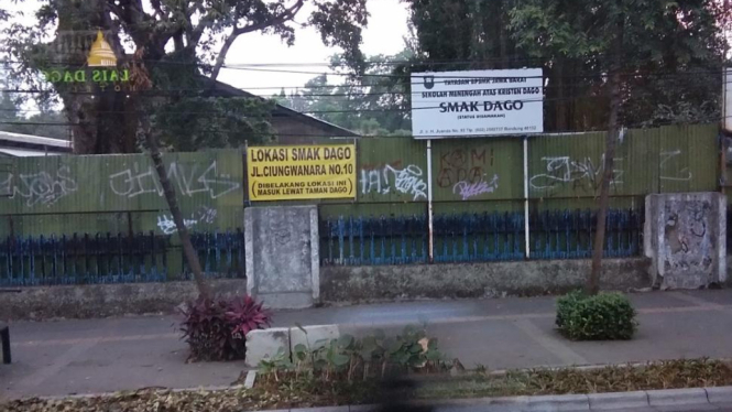 Lahan SMAK Dago di Jalan Ir H Juanda 93 Kota Bandung