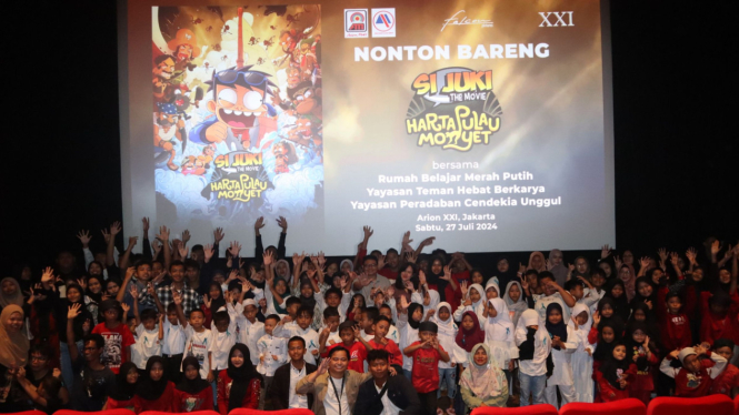 Cinema XXI gelar nonton bersama anak-anak Rumah Belajar