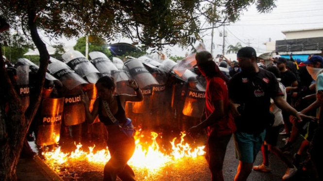 Kerusuhan di Venezuela (Doc: India Today)