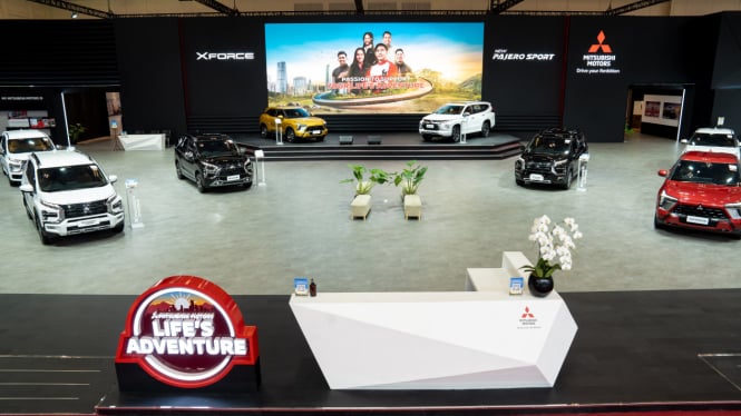 Booth Mitsubishi Motors di GIIAS 2024