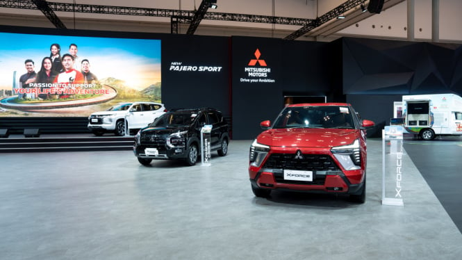 Booth Mitsubishi Motors di GIIAS 2024